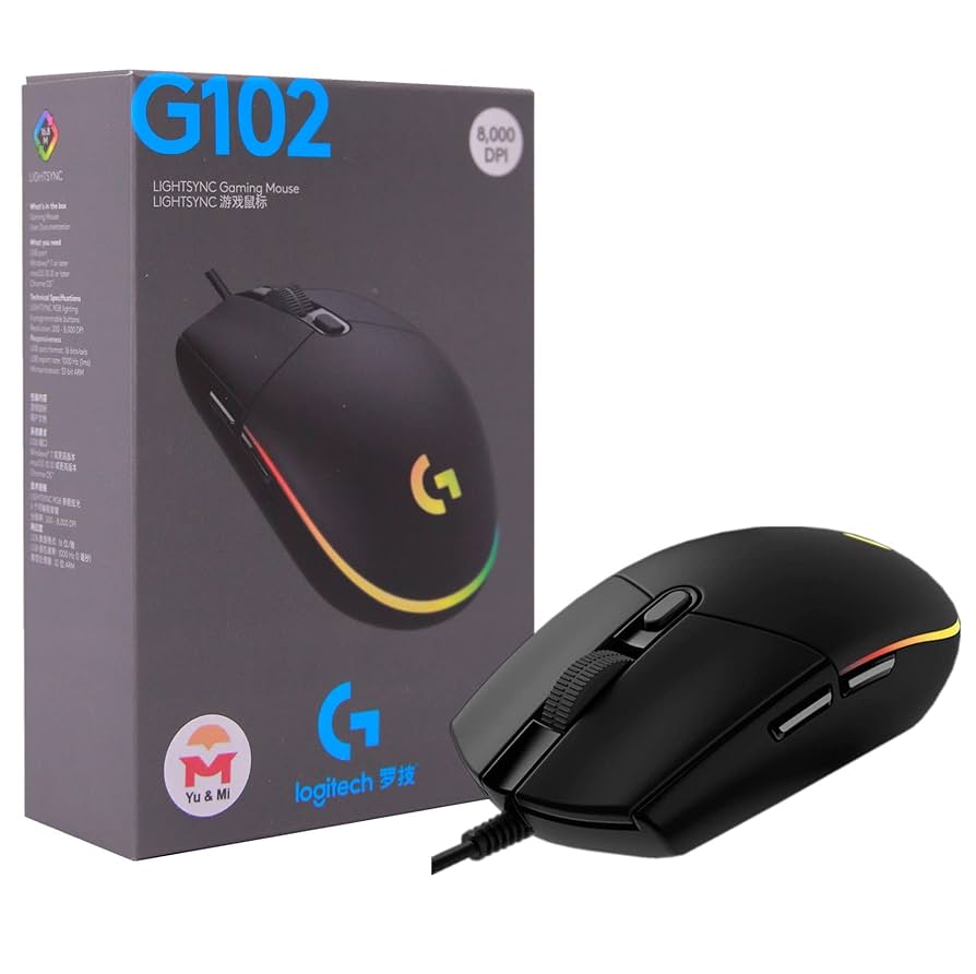 【未開封】Yu&Mi ゲーミングマウス マウス 有線 Amazon.co.jp: Yu&Mi G102 ゲーミングマウス LIGHTSYNC RGB 有線